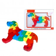 3D Rakamlı Köpek  puzzle 